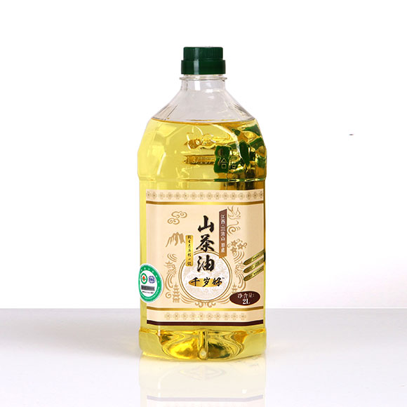 千岁好 有机山茶油 压榨一级 2l/桶